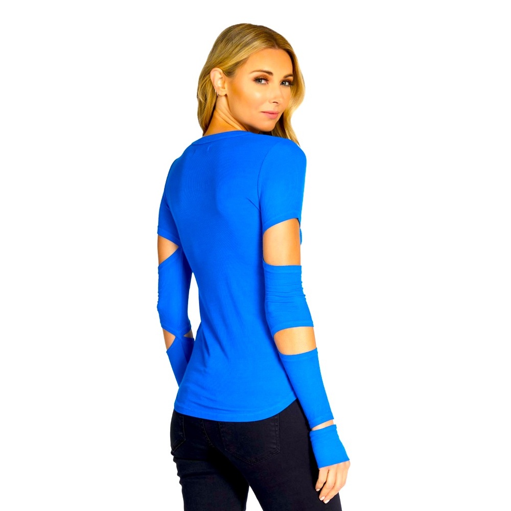 Michael Lauren Granger Cobalt Fitted Tee
